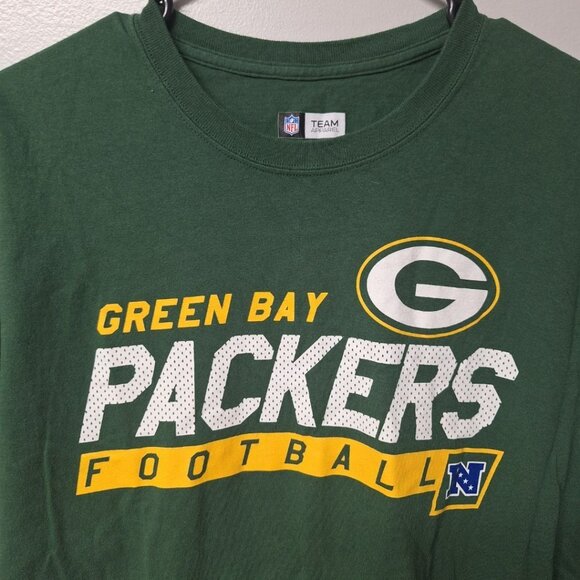 NFL Green Bay Packers Football Tee Shirt Wisconsin Cheesehead Adult XL Men Women - Picture 6 of 7